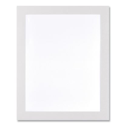 Self Adhesive Sign Holders, 13 x 19, Clear with White Border, 2/Pack1