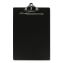 Aluminum Clipboard, 1" Clip Capacity, Holds 8.5 x 11 Sheets, Black1