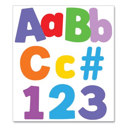 EZ Letter Combo Packs, Color Splash Assortment, 4"h, 219 Characters1