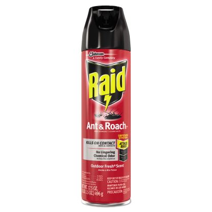 Ant and Roach Killer, 17.5 oz Aerosol Spray, Outdoor Fresh, 12/Carton1