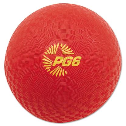 Playground Ball, 6" Diameter, Red1