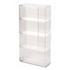 Quad Glove Dispenser, 10.5 x 4 x 21.25, Clear1