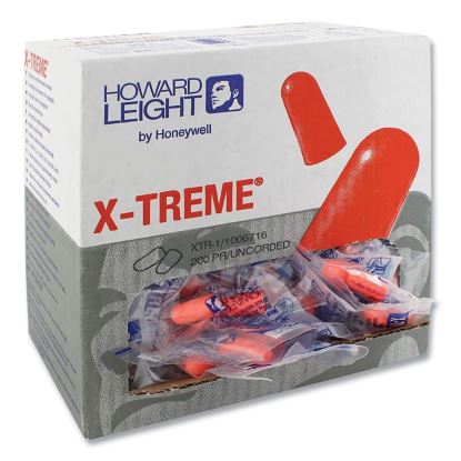 X-TREME Uncorded Disposable Earplugs, Uncorded, One Size Fits Most, 32 dB, Orange, 2,000/Carton1