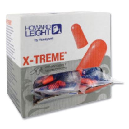 X-TREME Corded Disposable Earplugs, Corded, One Size Fits Most, 32 dB, Orange, 1,000/Carton1