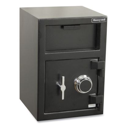 Steel Depository Safe with Combo Lock, 14 x 14.2 x 20, 1.06 cu ft, Black1