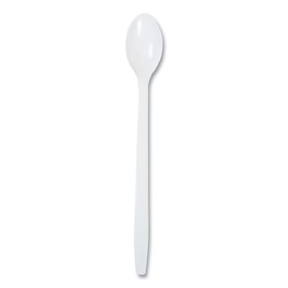 Polypropylene Cutlery, Soda Spoon, 7.87", White, 1,000/Carton1