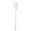 Polypropylene Cutlery, Soda Spoon, 7.87", White, 1,000/Carton1