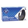 ProGuard Powder Free Nitrile Gloves, Large, Black, 100/Box1