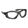 Seismic Sealed Eyewear, Black Polycarbonate Frame, Clear Polycarbonate Lens1