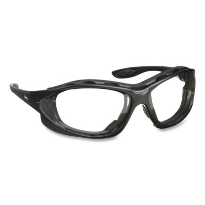 Seismic Sealed Eyewear, Black Polycarbonate Frame, Clear Polycarbonate Lens1