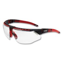 Avatar Safety Glasses, Red/Black Polycarbonate Frame, Clear Polycarbonate Lens1