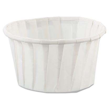 Paper Portion Cups, 4 oz, White, 250/Bag, 20 Bags/Carton1