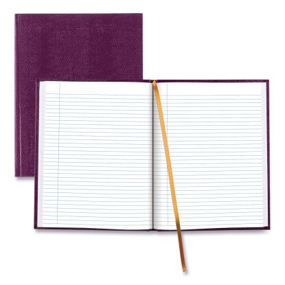 Executive Notebook with Ribbon Bookmark,1 Subject, Medium/College Rule, Grape Cover, (75) 10.75 x 8.5 Sheets1