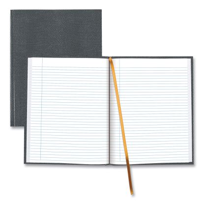 Executive Notebook with Ribbon Bookmark, 1 Subject, Medium/College Rule, Cool Gray Cover, (75) 10.75 x 8.5 Sheets1