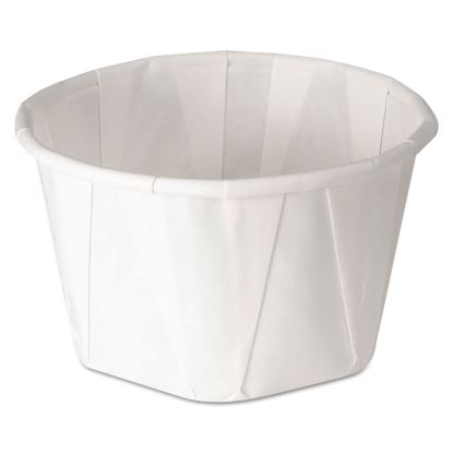 Paper Portion Cups, 3.25 oz, White, 250/Bag, 20 Bags/Carton1