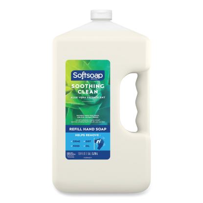 Liquid Hand Soap Refill with Aloe, Aloe Vera Fresh Scent,  1 gal Refill Bottle, 4/Carton1