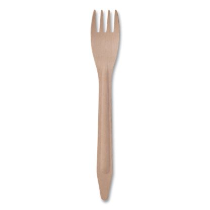 Wood Cutlery, Fork, Natural, 500/Carton1