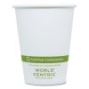 Paper Hot Cups, 8 oz, White, 1,000/Carton1