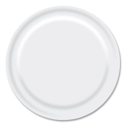 Paper Dinnerware, 9" Diameter, White, 1,000/Carton1