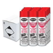 Crazy Clean All Purpose Cleaner, Floral Scent, 19 oz Aerosol Spray, Dozen1