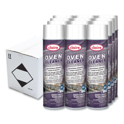 Heavy Duty Foaming Oven Cleaner, 20 oz Aerosol Spray, Dozen1