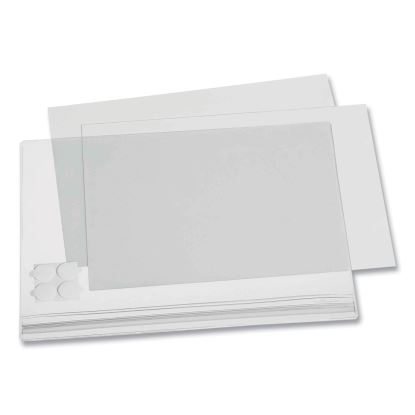 Self-Adhesive Water-Resistant Sign Holder, 8.5 x 11, Clear Frame, 5/Pack1