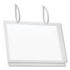 Water Resistant Sign Holder Pockets with Cable Ties, 8.5 x 11, Clear Frame, 5/Pack1