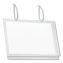 Water Resistant Sign Holder Pockets with Cable Ties, 8.5 x 11, Clear Frame, 5/Pack1