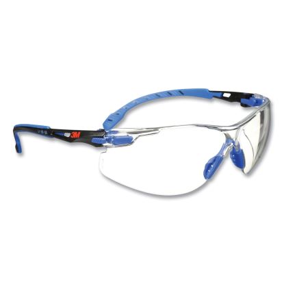 Solus 1000 Series Safety Glasses, Blue Plastic Frame, Clear Polycarbonate Lens1