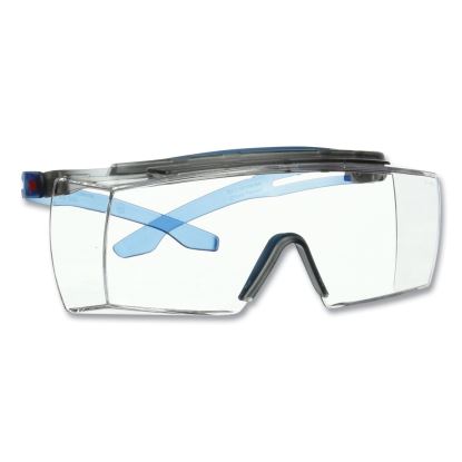 SecureFit Protective Eyewear, 3700 OTG Series, Blue Plastic Frame, Clean Polycarbonate Lens1