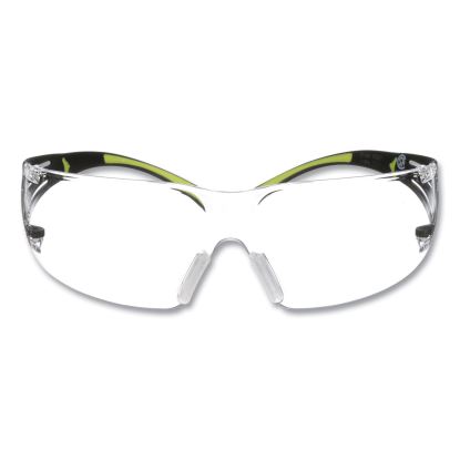 SecureFIt Protective Eyewear, 400 Series, Green Plastic Frame, Clear Polycarbonate Lens1