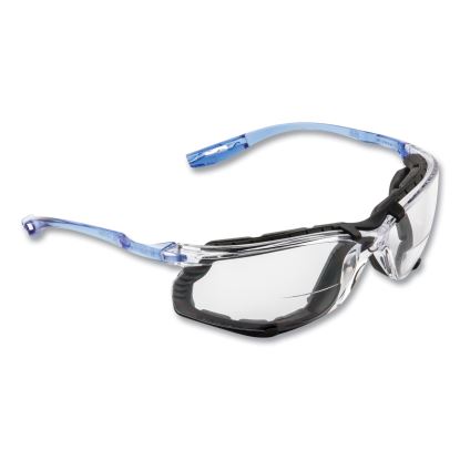 CCS Protective Eyewear with Foam Gasket, +1.5 Diopter Strength, Blue Plastic Frame, Clear Polycarbonate Lens1