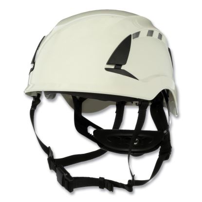 SecureFit X5000 Series Safety Helmet, Vented, 6-Point Pressure Diffusion Ratchet Suspension, White1
