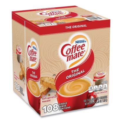 Liquid Coffee Creamer, Original, 0.38 oz Mini Cups, 108/Carton1