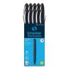 One Business Rollerball Pen, Stick, Fine 0.6 mm, Black Ink, Dark Blue/Black Barrel, 10/Box1