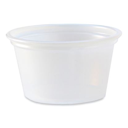 Portion Cups, 0.75 oz, Translucent, 125/Sleeve, 20 Sleeve/Carton1