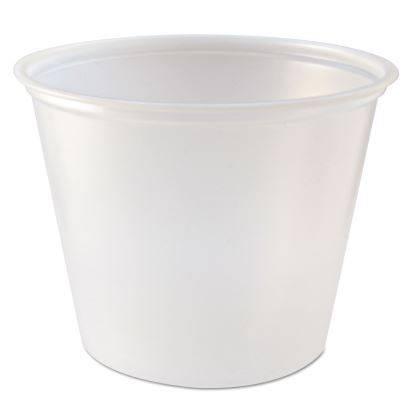 Portion Cups, 5.5 oz, Translucent, 125/Sleeve, 20 Sleeve/Carton1