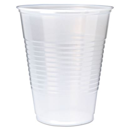 RK Ribbed Cold Drink Cups, 9 oz, Clear, 100/Sleeve, 25 Sleeves/Carton1