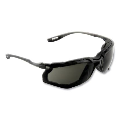 Virtua CCS Protective Eyewear with Foam Gasket, Black/Gray Plastic Frame, Gray Polycarbonate Lens1