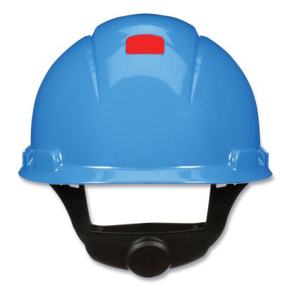 SecureFit H-Series Hard Hats, H-700 Cap with UV Indicator, 4-Point Pressure Diffusion Ratchet Suspension, Blue1