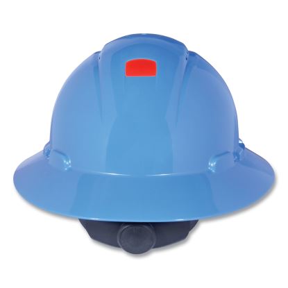 SecureFit H-Series Hard Hats, H-800 Hat with UV Indicator, 4-Point Pressure Diffusion Ratchet Suspension, Blue1
