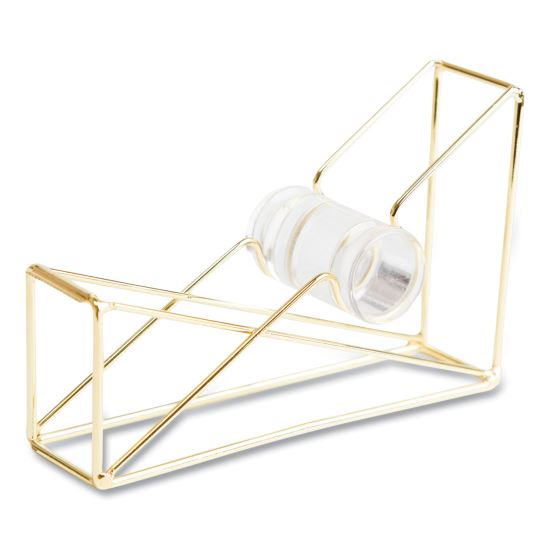 Vena Tape Dispenser, 1" Core, Metal, Gold1