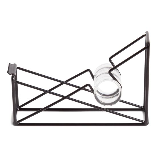 Vena Tape Dispenser, 1" Core, Metal, Black1