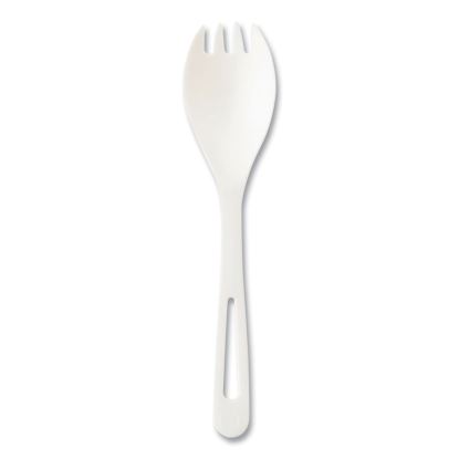 TPLA Compostable Cutlery, Spork, White, 1,000/Carton1