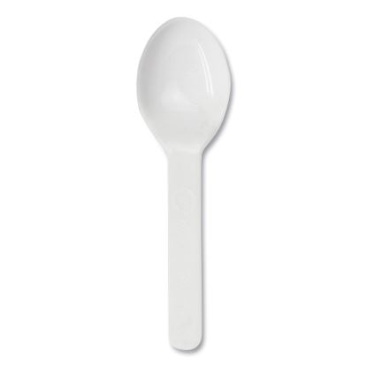 PLA Compostable Cutlery, Tasting Spoon, White, 3,000/Carton1