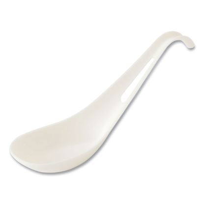 TPLA Compostable Cutlery, Asian Soup Spoon, White, 500/Carton1