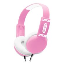 Cheer Wired Headphones, Pink/White1