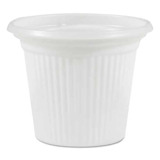 Plastic Condiment Cups, 0.75 oz, Translucent, 250/Sleeve, 20 Sleeves/Carton1