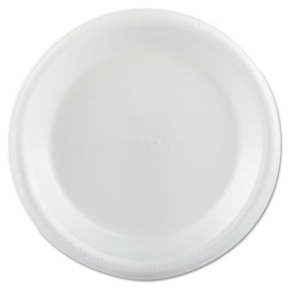 Foam Dinnerware, Plate, 9", White, 25/Pack, 20 Packs/Carton1