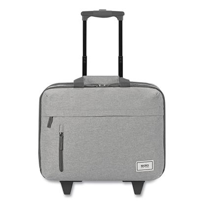 Re:Start Underseat Rolling Case, 15.6”, 16 x 6 x 14, Light Gray1